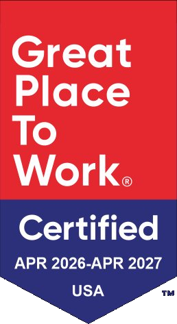 Great Place To Work Certified, APR 2026 - APR 2027, USA